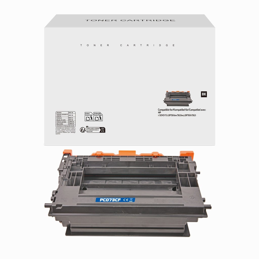 White Box Remanufactured Canon Toner 073L/Cartridge 073L Toner Mono