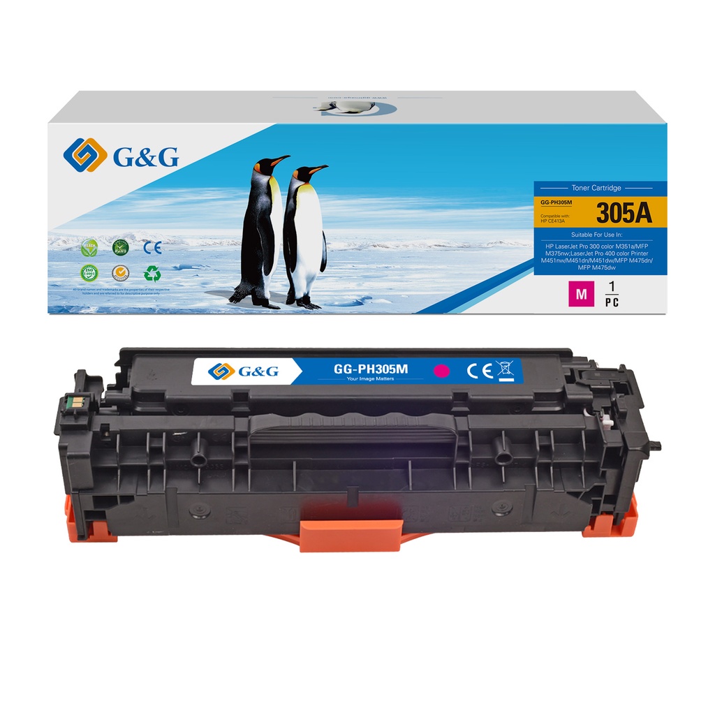 G&G Compatible HP CE413A Toner Magenta