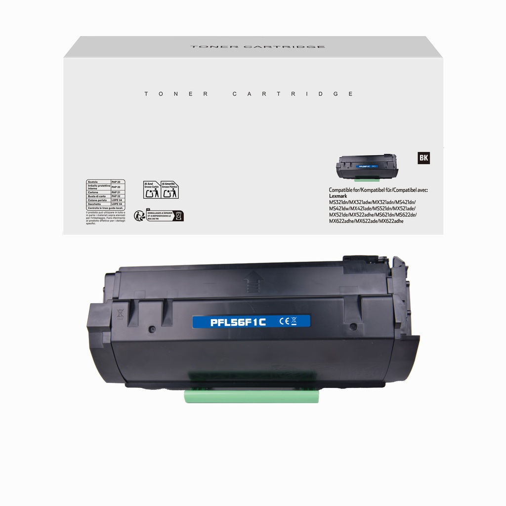 White Box Compatible Lexmark 56F1000/56F2000/56F5000/56F4000/56F3000/56F6000 Toner Mono