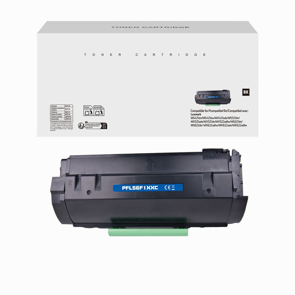 White Box Compatible Lexmark 56F1X00/56F2X00/56F5X00/56F4X00/56F3X00/56F6X00 Toner B