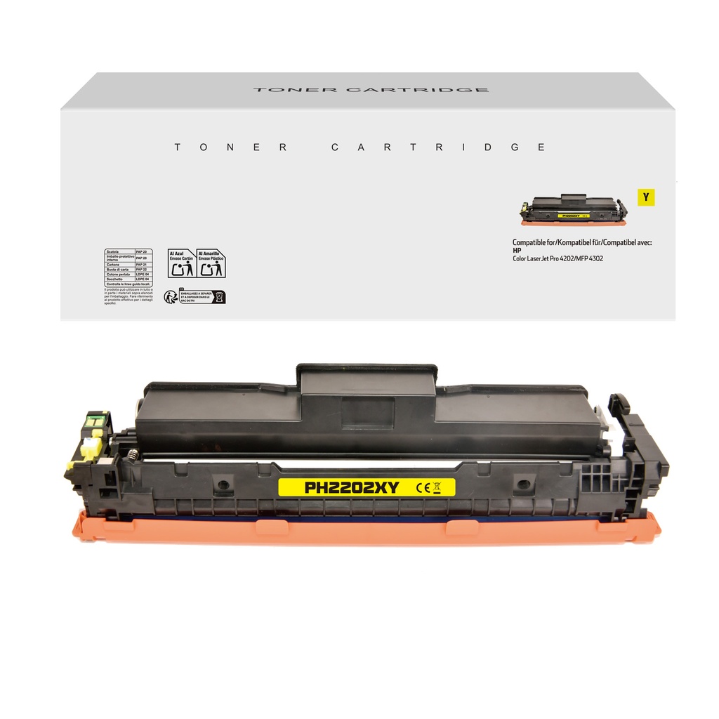 White Box Compatible HP W2202X Toner Yellow