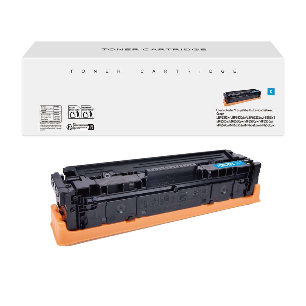 White Box Remanufactured Canon 5101C002 (067) Toner Cyan