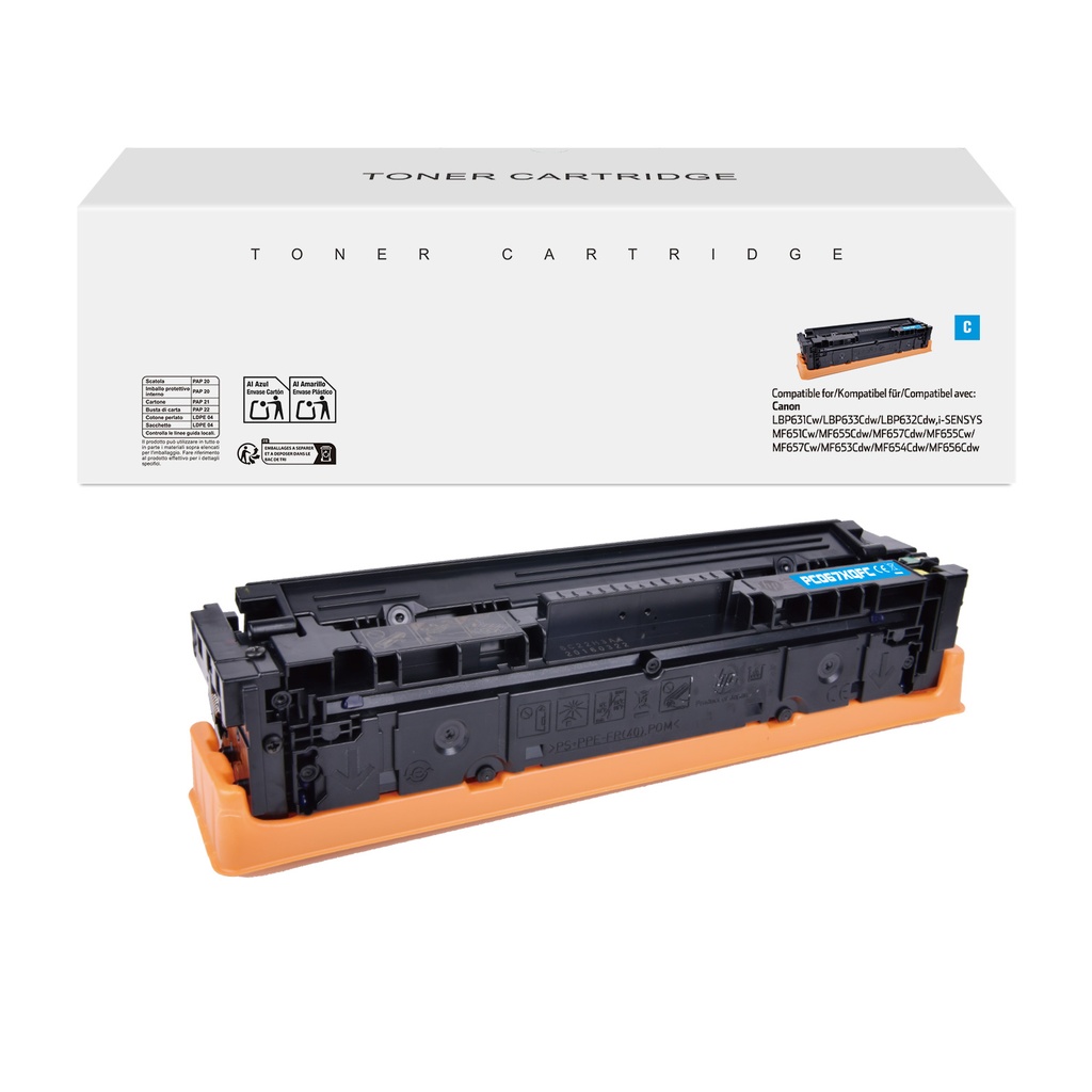 White Box Remanufactured Canon 5105C002 (067H) Toner Cyan