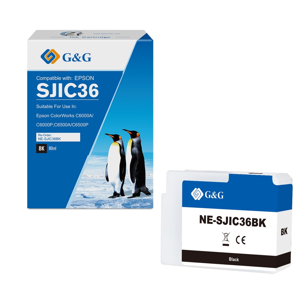 G&G Compatible Epson SJIC36P Inkjet Cartridge Black