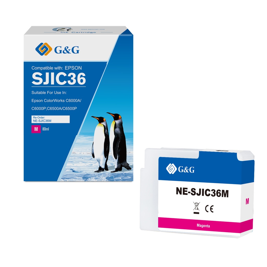 G&G Compatible Epson SJIC36P Inkjet Cartridge Magenta