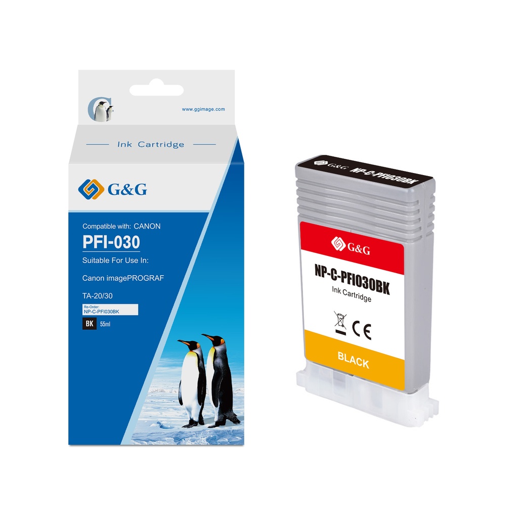 G&G Compatible Canon PFI-030 Inkjet Cartridge Black