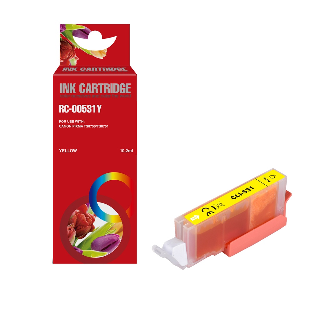 Red Box Compatible Canon CLI-531 Inkjet Cartridge Yellow