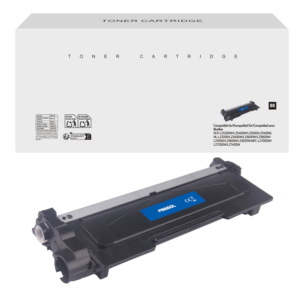 White Box Compatible Brother TN-660/TN-2320/TN-2370/TN-28J/TN-2350 Toner Mono