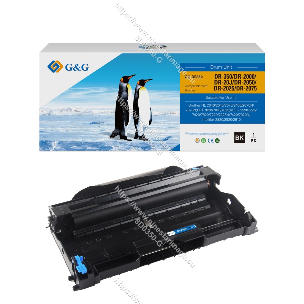 G&G Compatible Brother DR-350/DR-2000/DR-20J/DR-2050/DR-2025/DR-2075 Drum Unit Mono