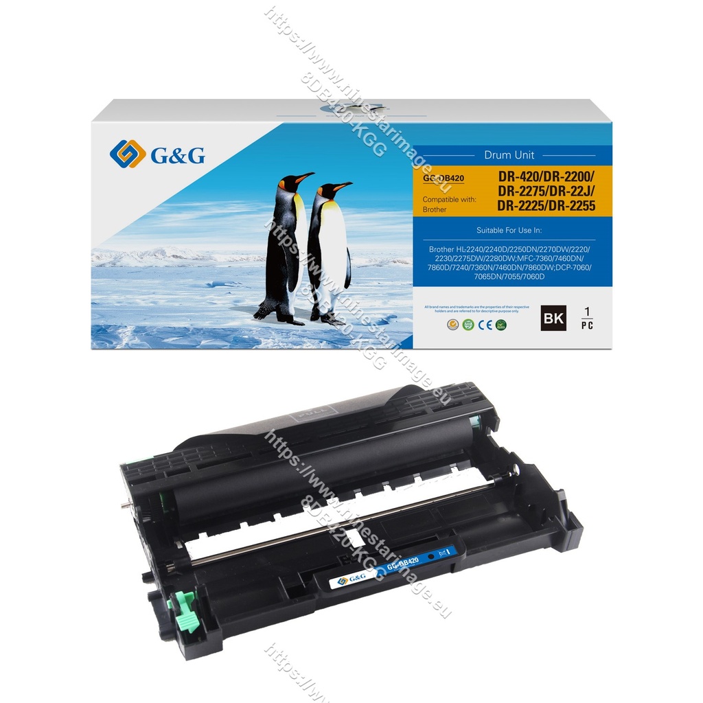 G&G Compatible Brother DR-420/DR-2200/DR-2275/DR-22J/DR-2225/DR-2255 Drum Unit Mono