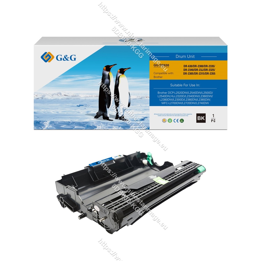 G&G Compatible Brother DR-630/DR-2300/DR-2335/DR-2340/DR-23J/DR-2325/DR-2305/DR-2315 Drum Unit Mono