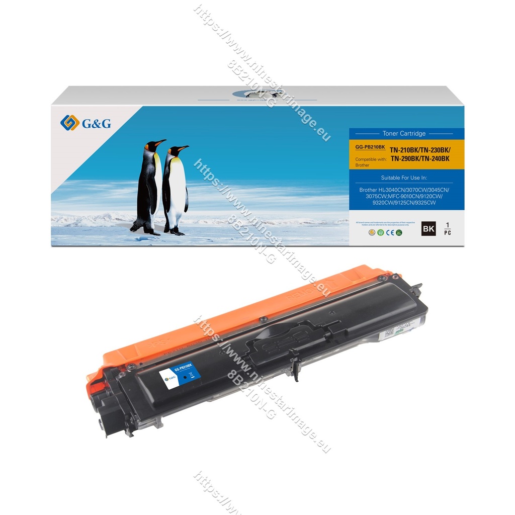 G&G Compatible Brother TN-210BK/TN-230BK/TN-290BK/TN-240BK Toner Black