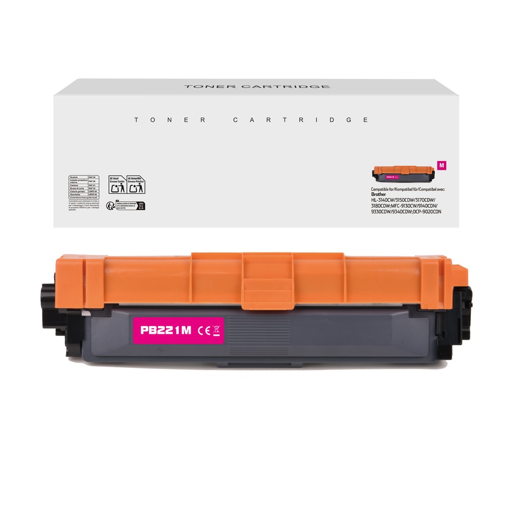 White Box Compatible Brother TN-221M Toner Magenta