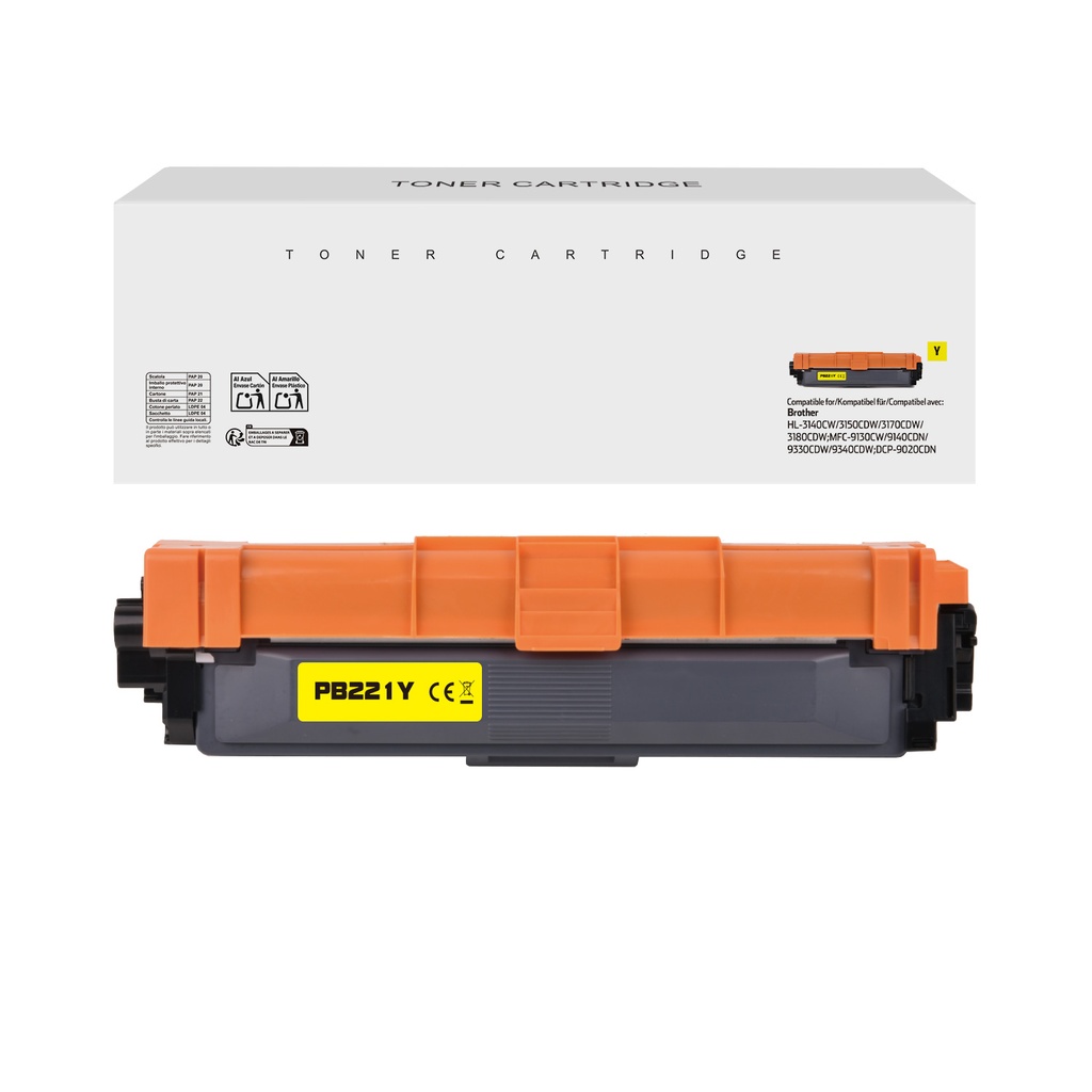 White Box Compatible Brother TN-241Y/TN-242Y Toner Y
