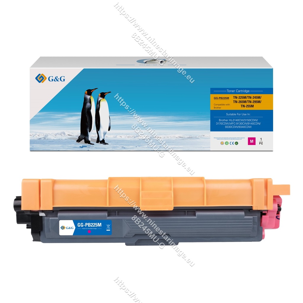 G&G Compatible Brother TN-225M Toner Magenta
