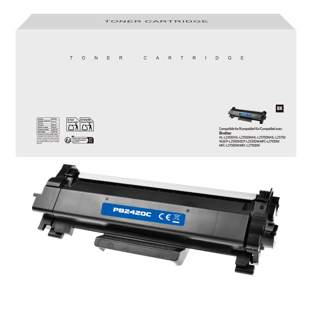 White Box Compatible Brother TN-2420 Toner Mono