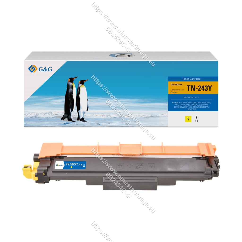 G&G Compatible Brother TN-243Y Toner Yellow