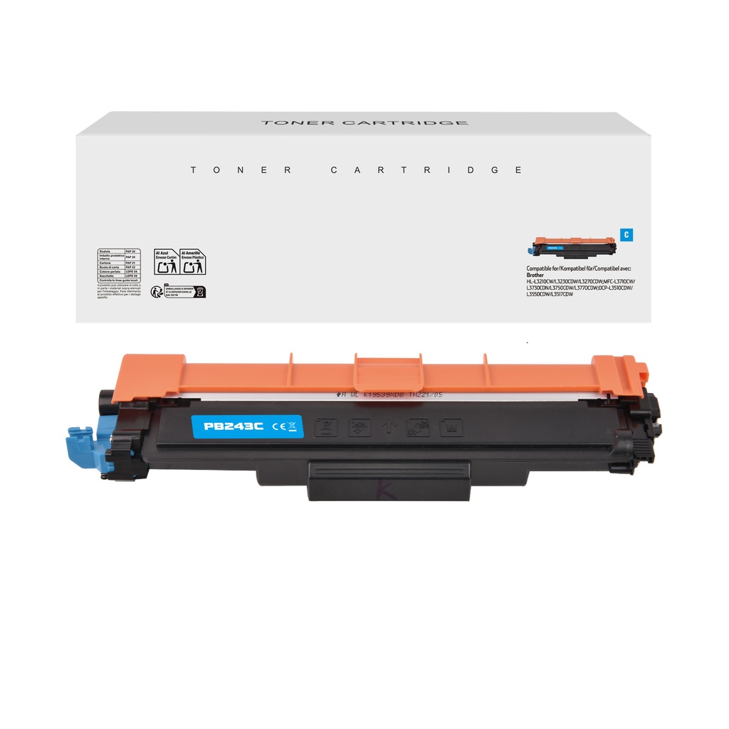 White Box Compatible Brother TN-243C Toner Cyan