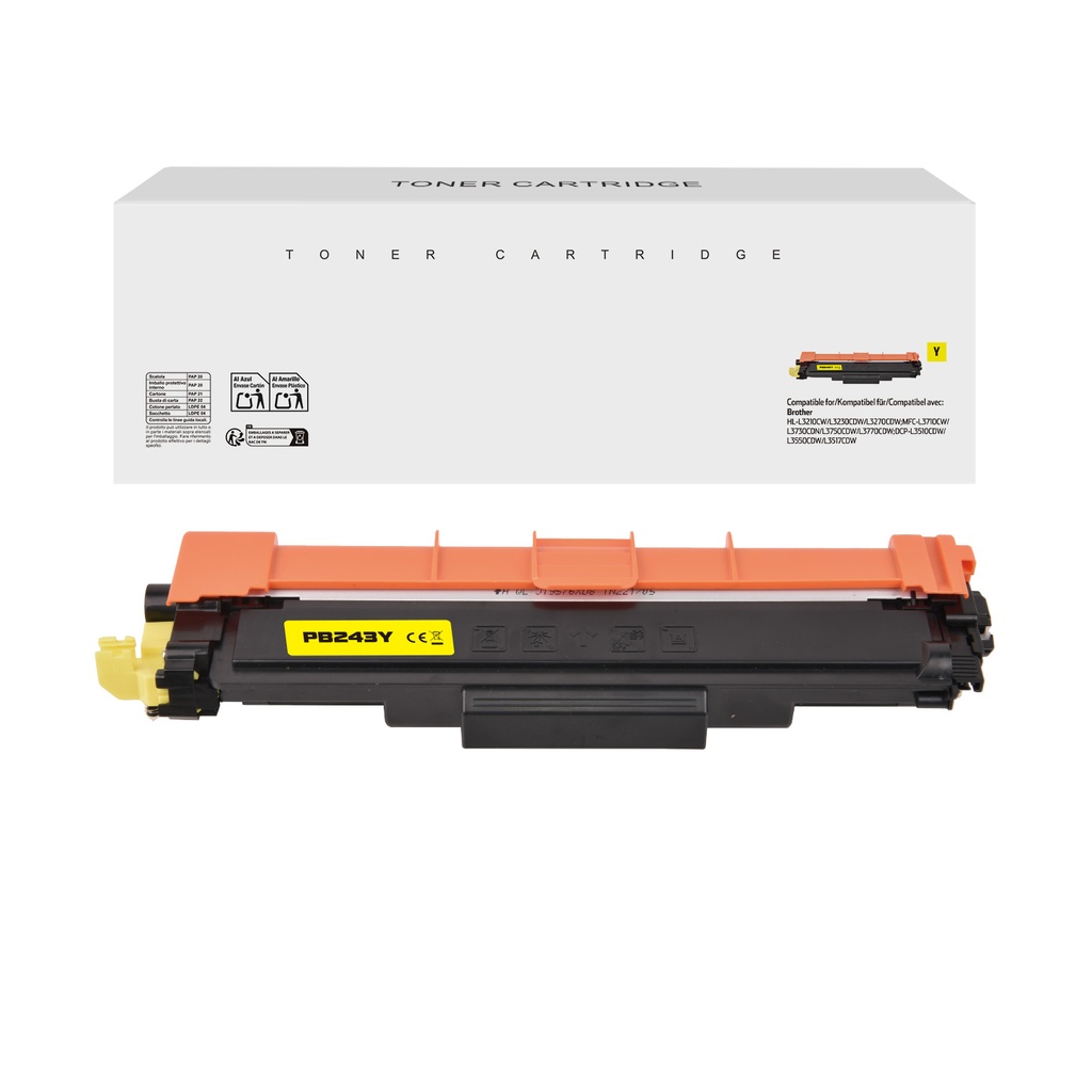 White Box Compatible Brother TN-243Y Toner Yellow