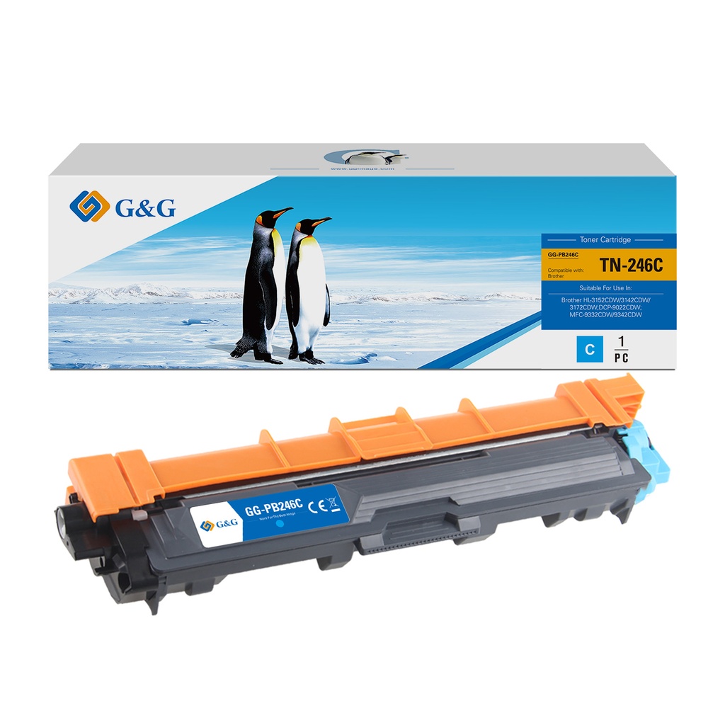 G&G Compatible Brother TN-246C Toner C