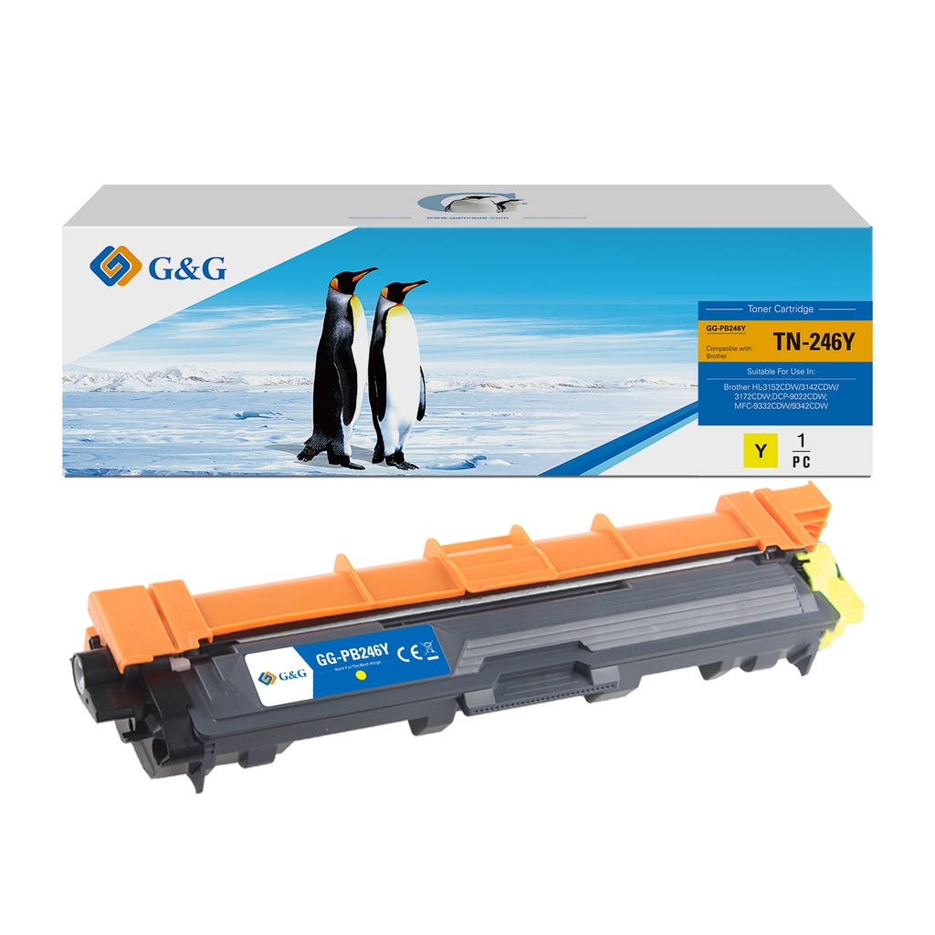 G&G Compatible Brother TN-246Y Toner Y