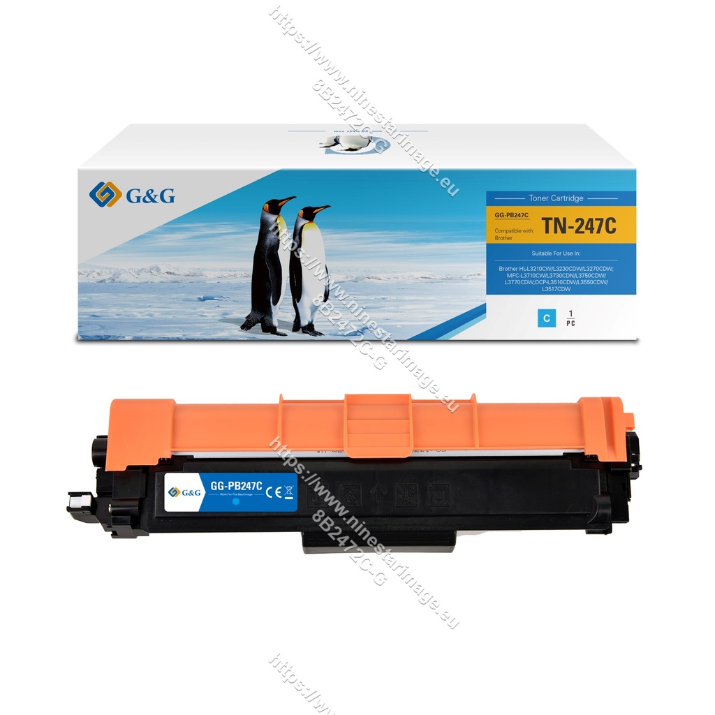 G&G Compatible Brother TN-247C Toner C