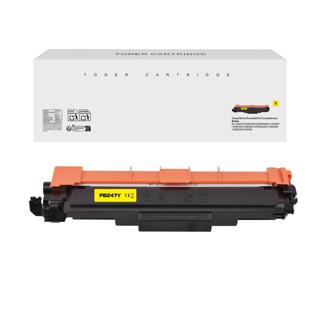 White Box Compatible Brother TN-247Y Toner Yellow