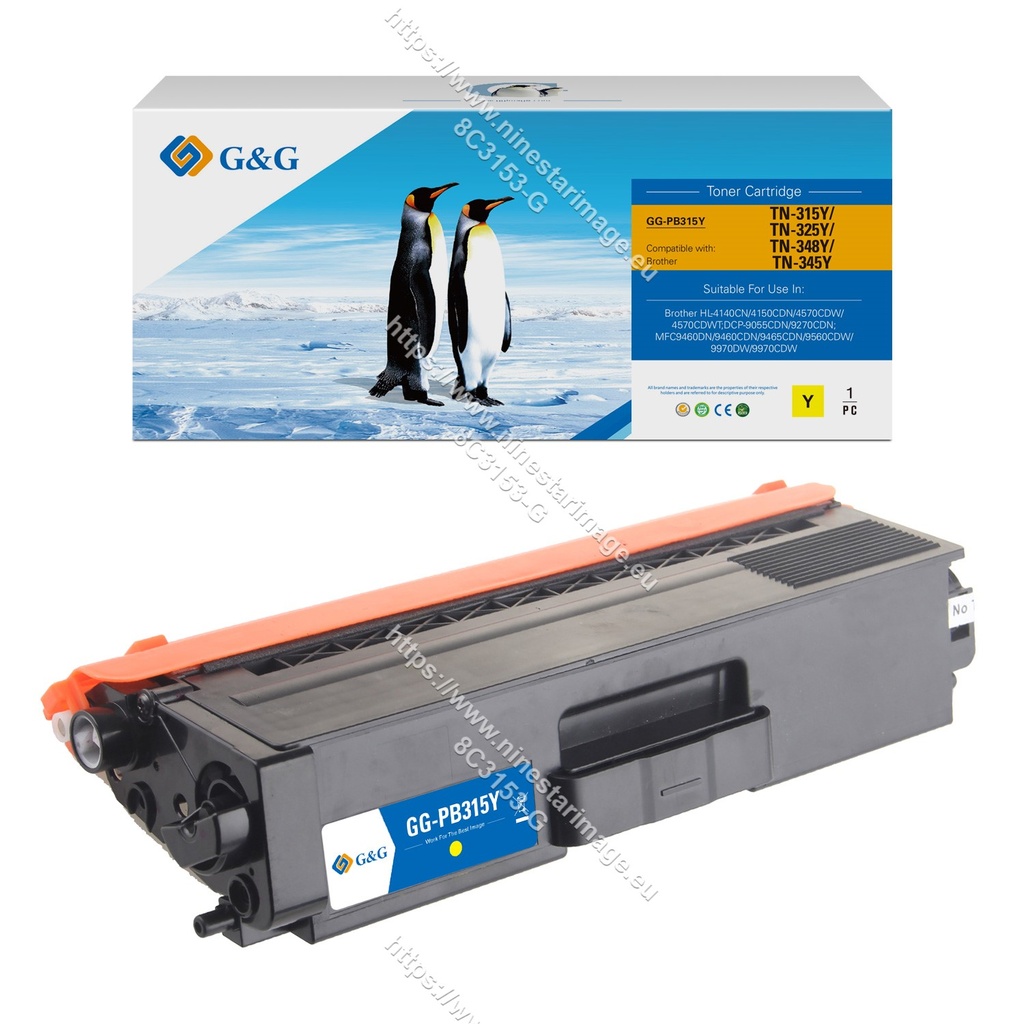 G&G Compatible Brother TN-325Y Toner Y