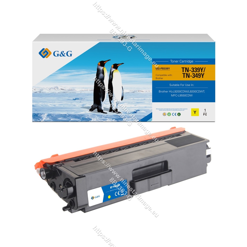 G&G Compatible Brother TN-339Y/TN-349Y Toner Yellow