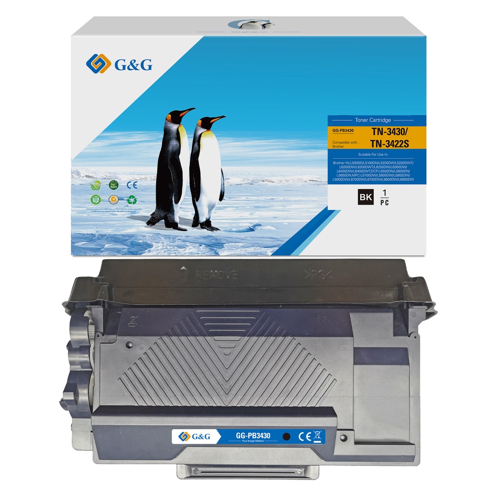 G&G Compatible Brother TN-3430 Toner B