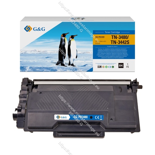 G&G Compatible Brother TN-3480/TN-3442S/TN-3410/TN-3485/TN-62J Toner Mono