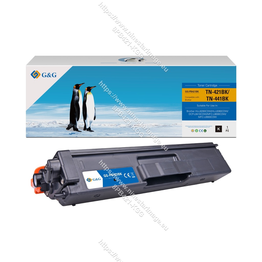 G&G Compatible Brother TN-421BK/TN-441BK Toner Black