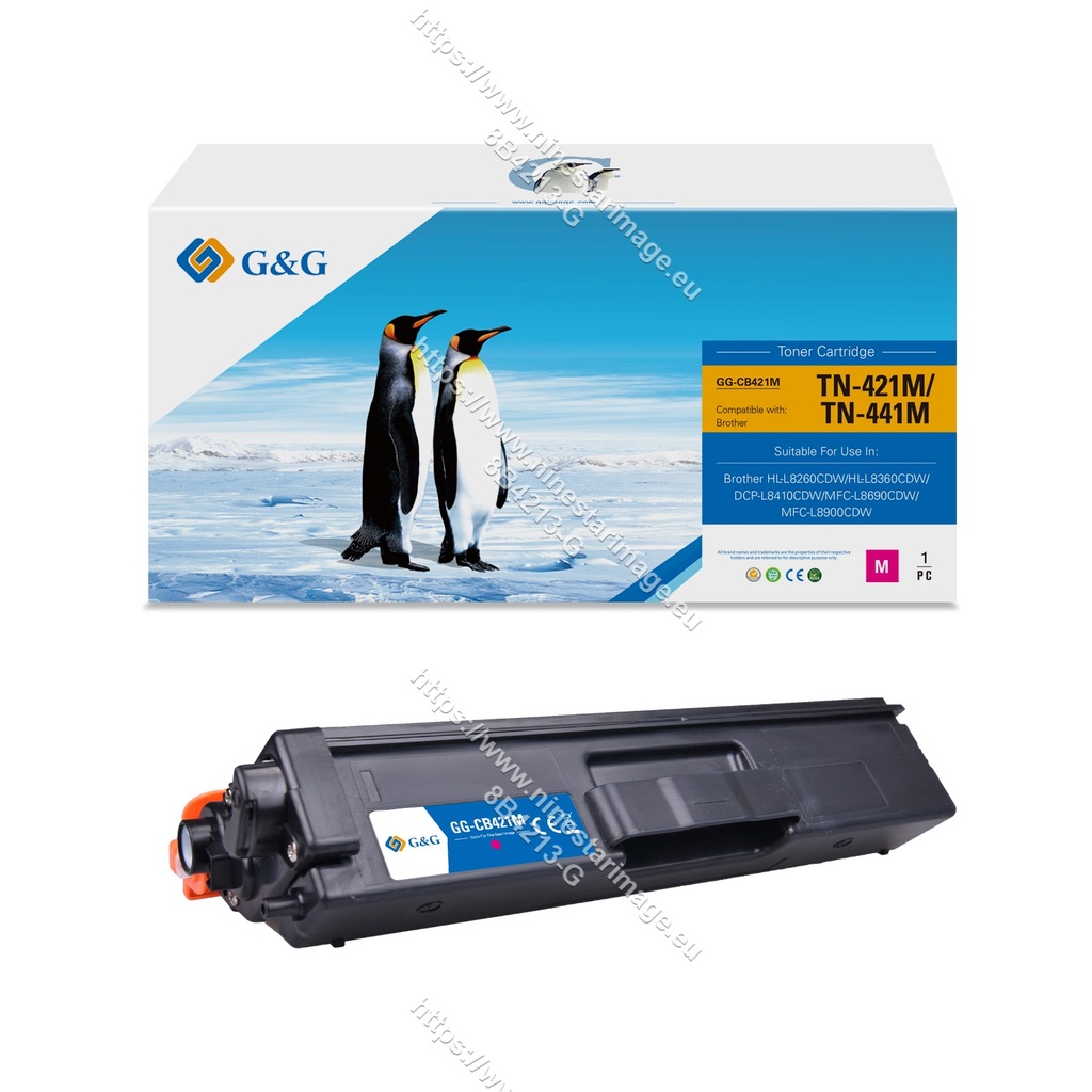 【2022-2024未出货】G&G Compatible Brother TN-421M Toner M