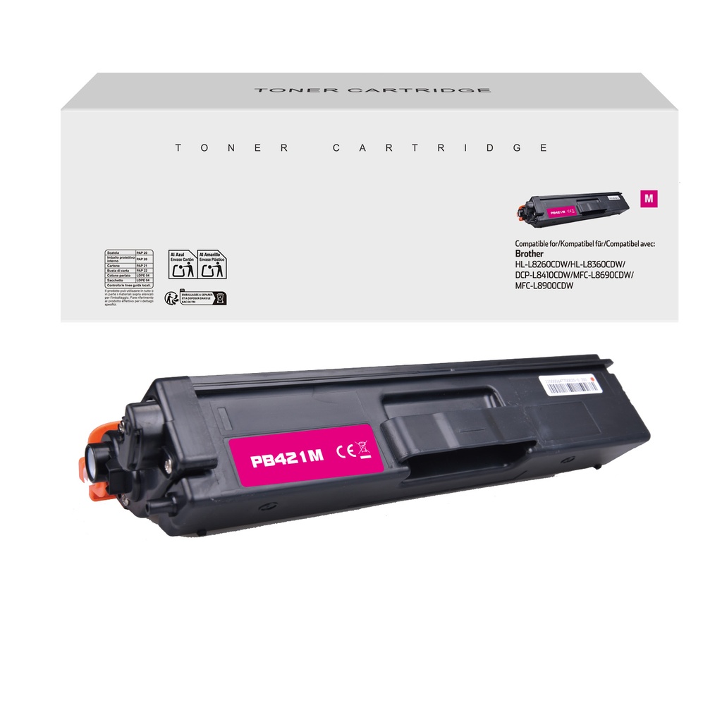White Box Compatible Brother TN-421M/TN-441M Toner Magenta