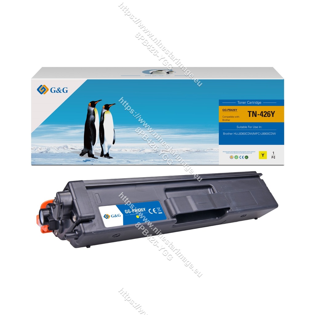 G&G Compatible Brother TN-426Y Toner Yellow