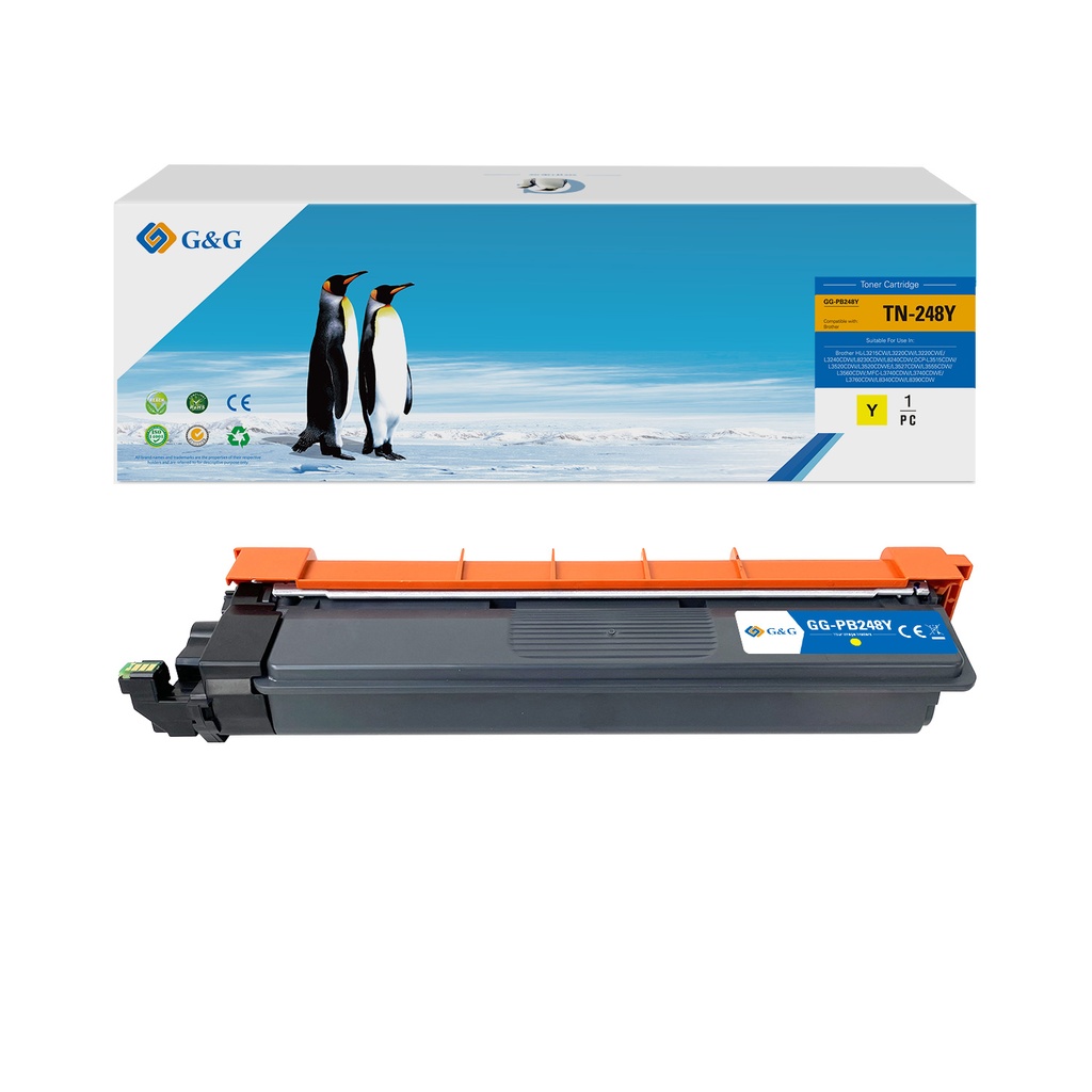 G&G Compatible Brother TN-248Y Toner Yellow