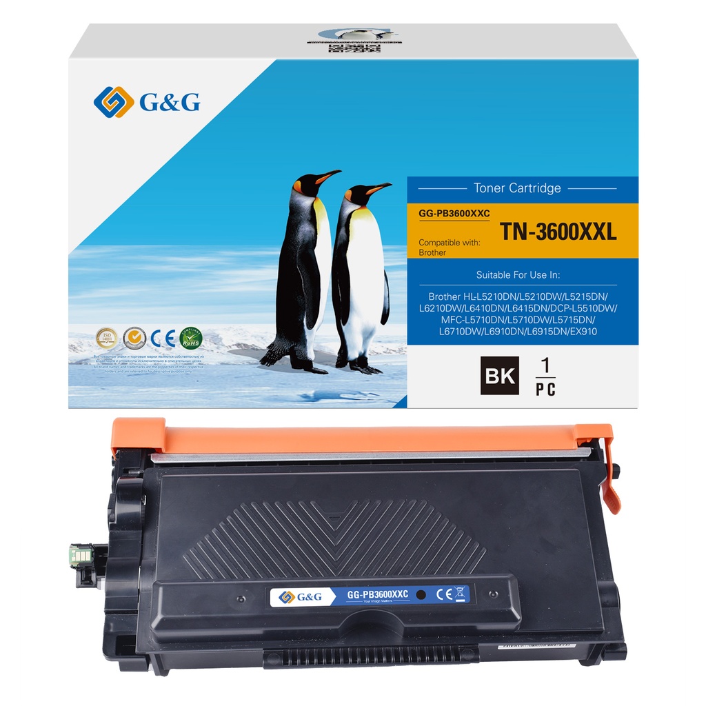 G&G Compatible Brother TN-3600XXL Toner Mono