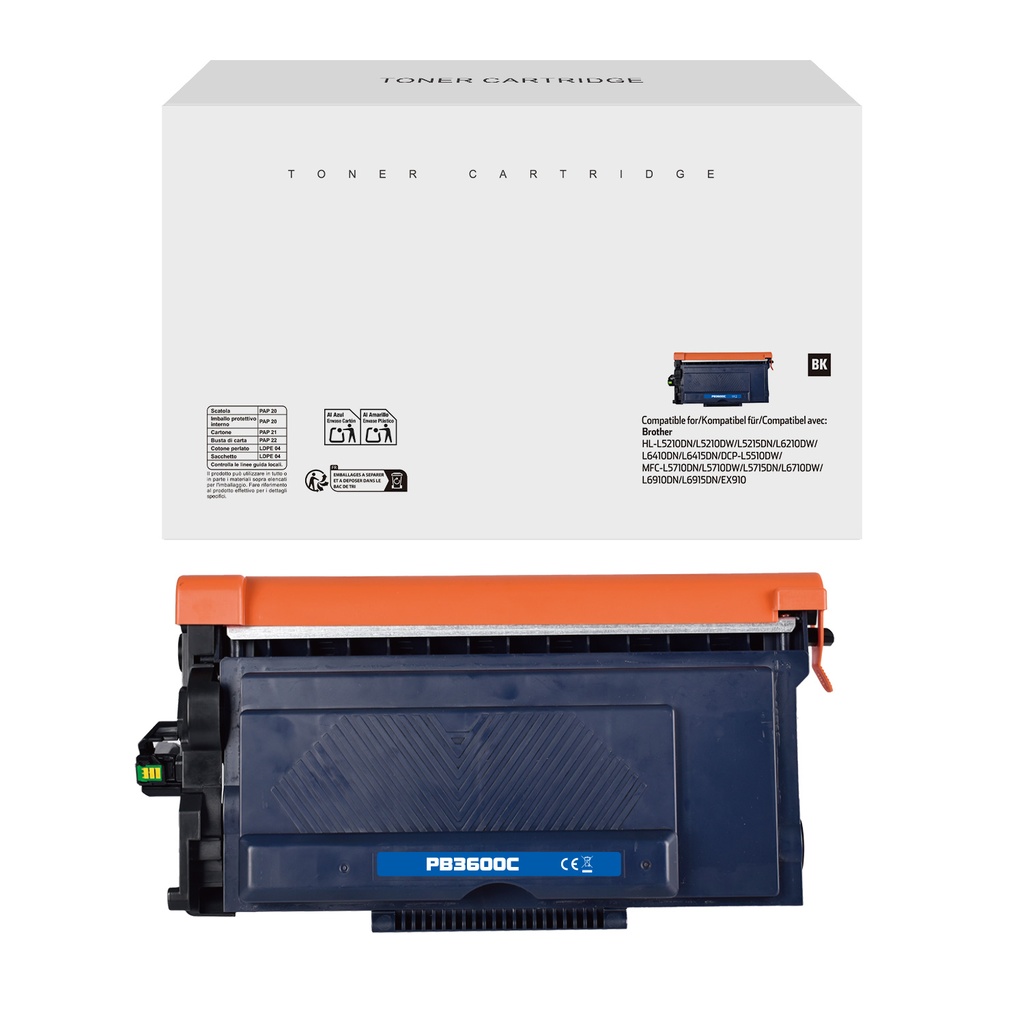 White Box Compatible Brother TN-3600 Toner Mono