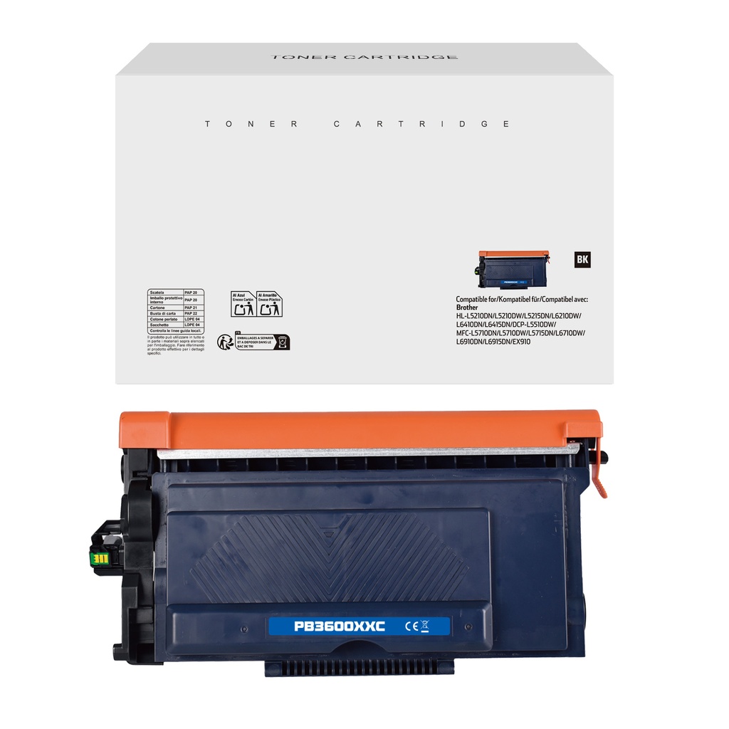 White Box Compatible Brother TN-3600XXL Toner Mono