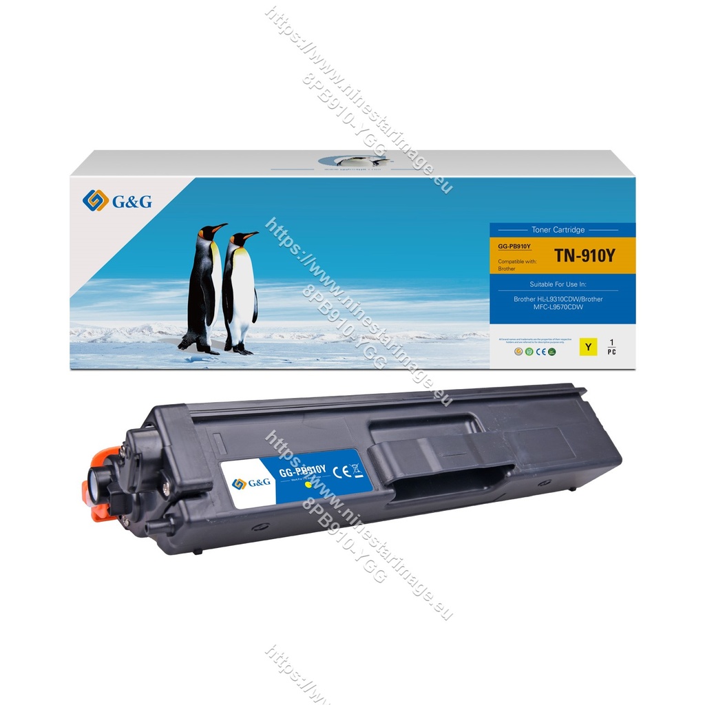 G&G Compatible Brother TN-910Y Toner Yellow