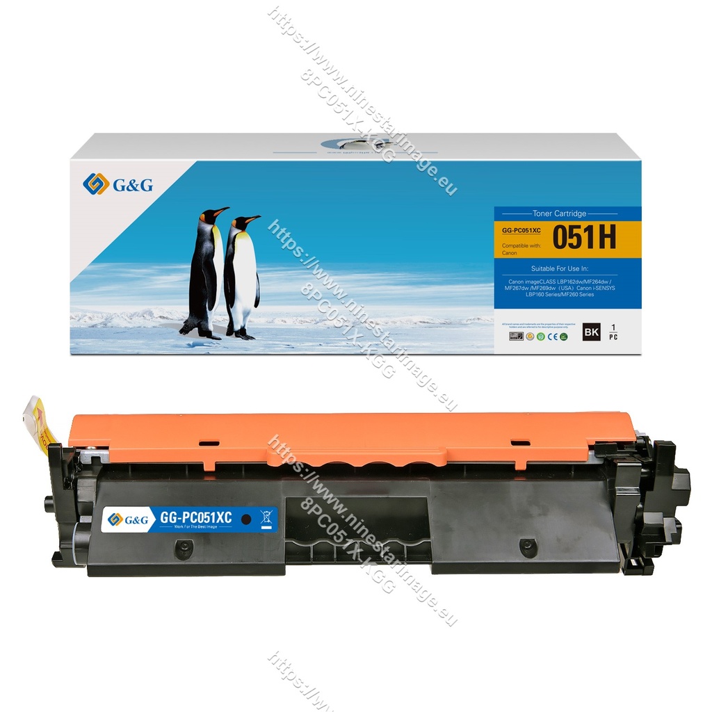 G&G Compatible Canon Toner Cartridge 051H Toner Mono