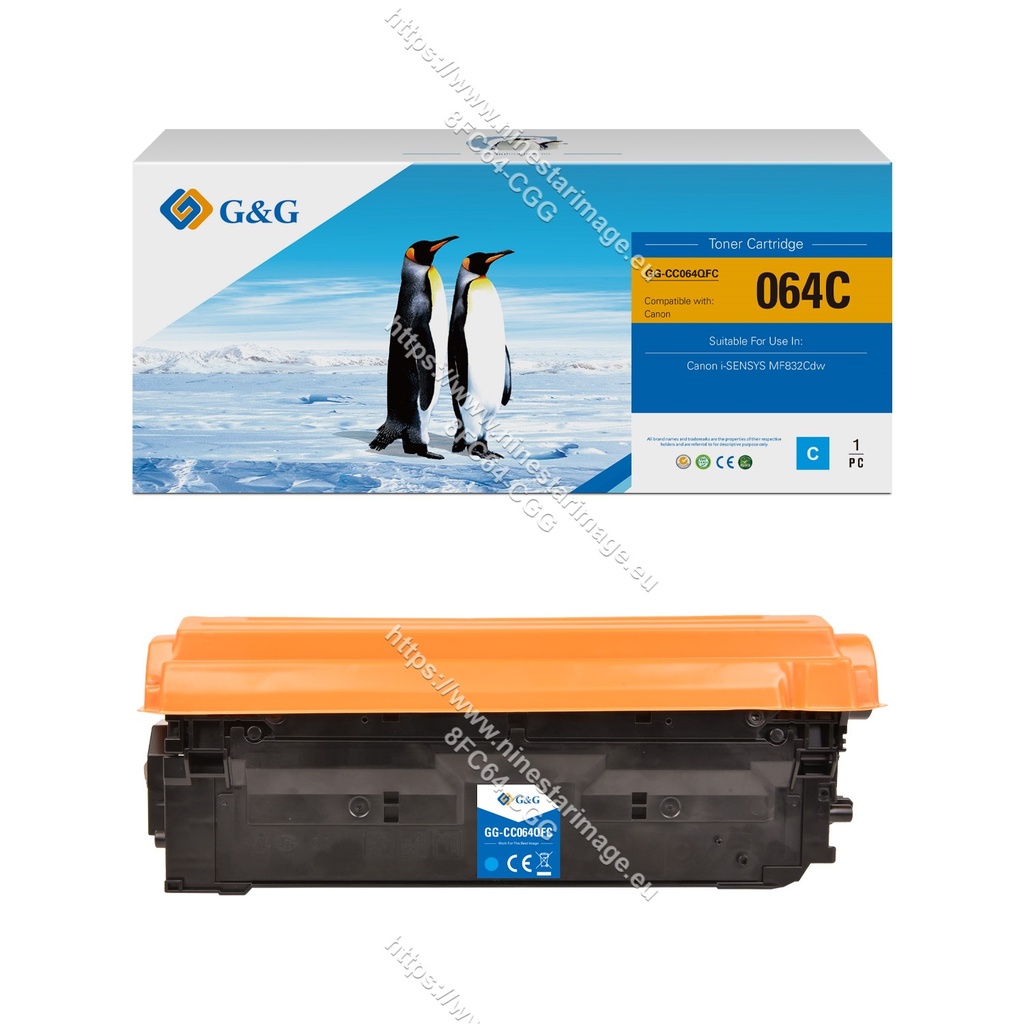 G&G Remanufactured Canon Cartridge 064C Toner Cyan[No Restock]