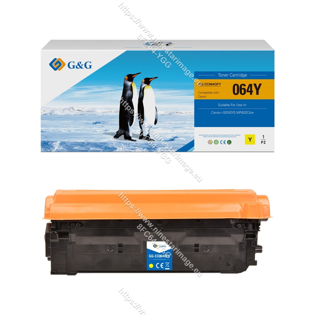 G&G Remanufactured Canon Cartridge 064Y Toner Yellow[No Restock]