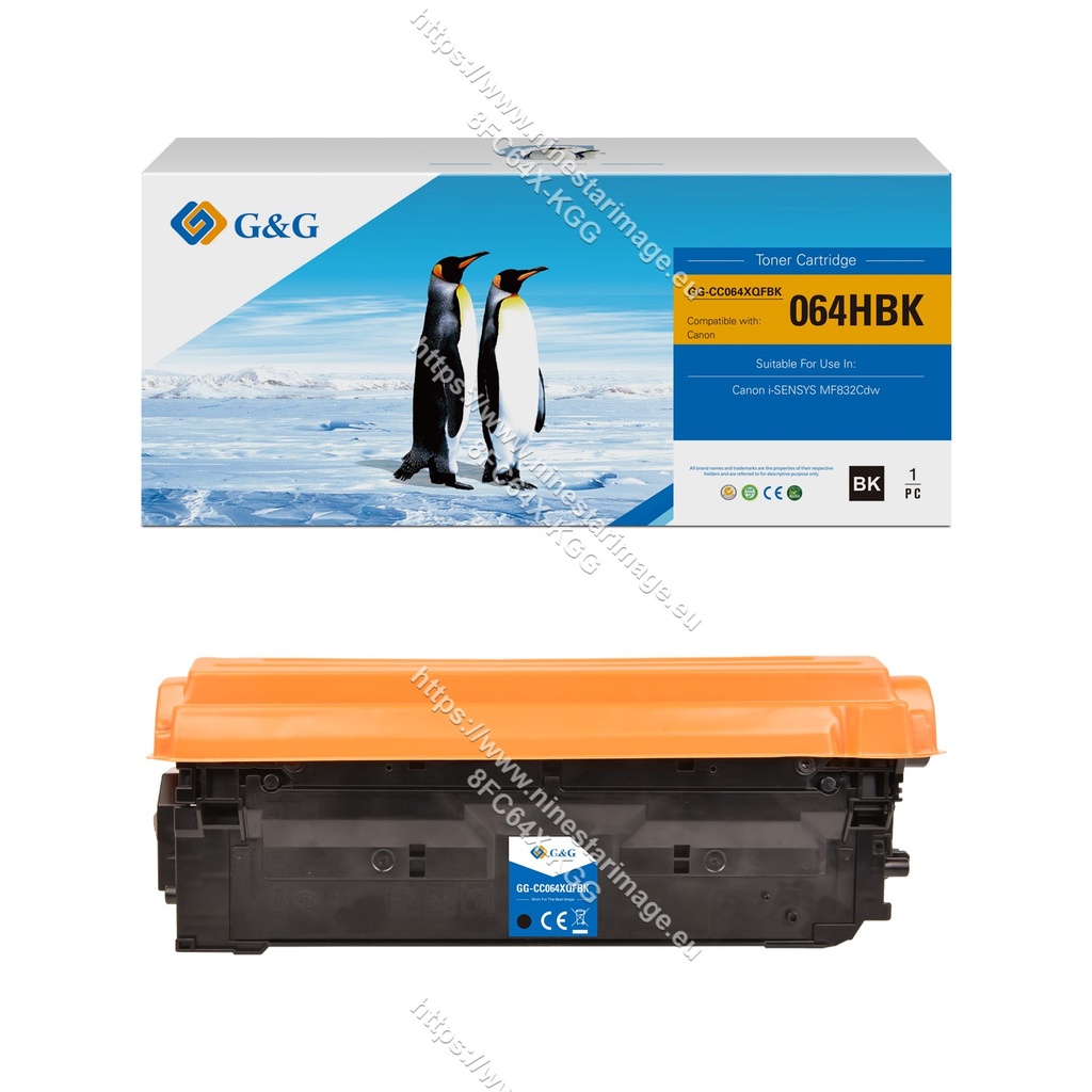 G&G Remanufactured Canon Cartridge 064HBK Toner Black