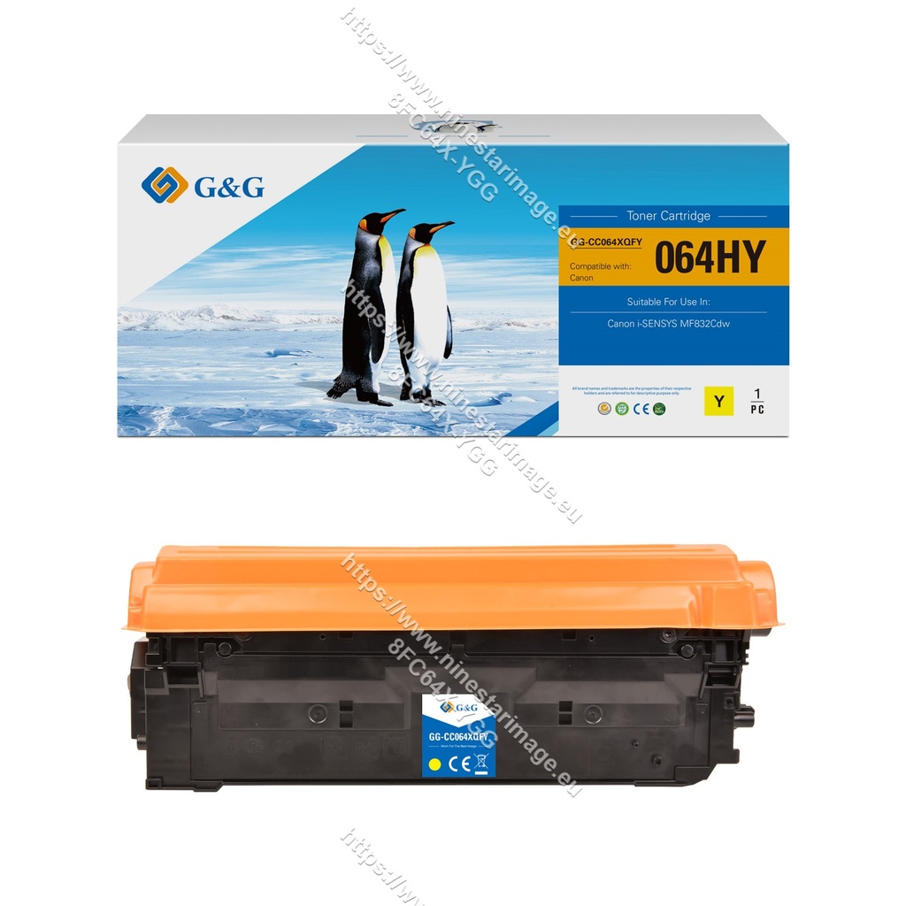 G&G Remanufactured Canon Cartridge 064HY Toner Yellow