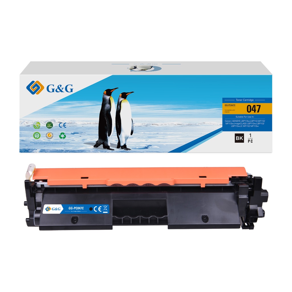 G&G Compatible Canon CRG-047 Toner Mono[No Restock]