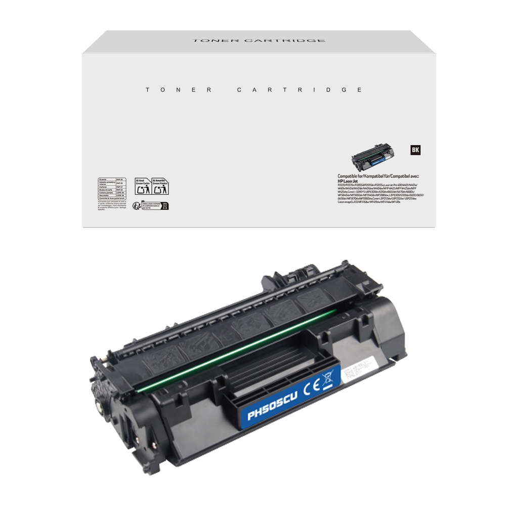 White Box Compatible HP CE505A/CF280A/CRG119/CRG719/CRG519/CRG319 Toner Mono