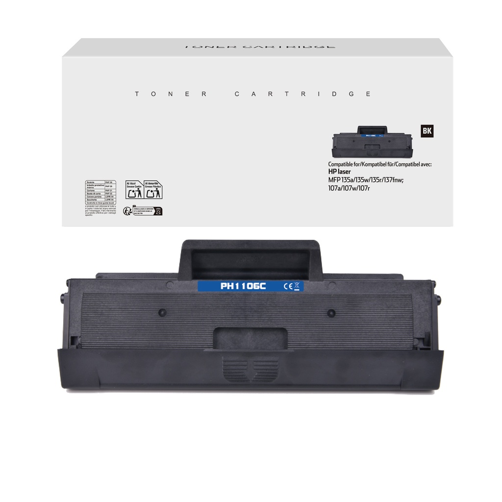 White Box Compatible HP W1106A Toner Mono