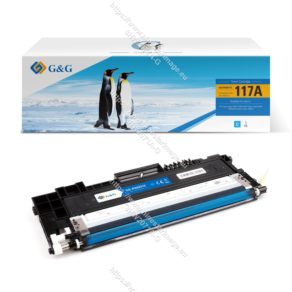 G&G Compatible HP W2071A Toner Cyan