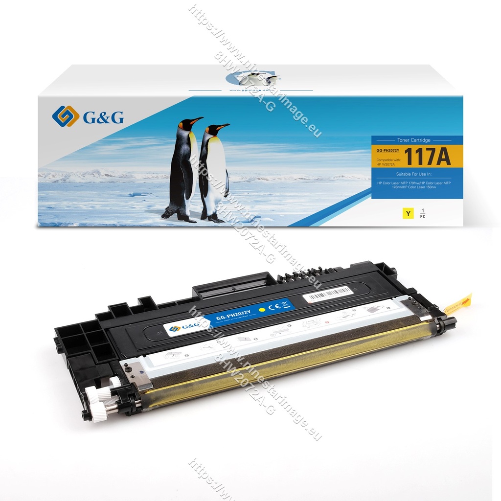 G&G Compatible HP W2072A Toner Yellow